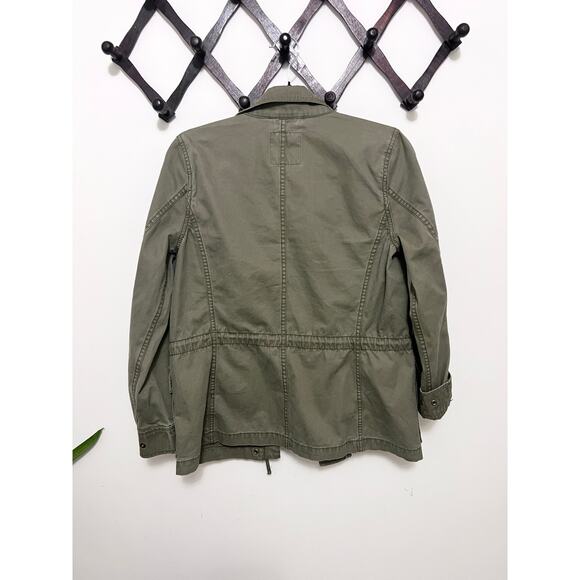 Madewell Oversized Cargo Utility Jacket, Green - Picture 6 of 9